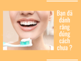 BẠN ĐÃ ĐÁNH RĂNG ĐÚNG CÁCH CHƯA ?